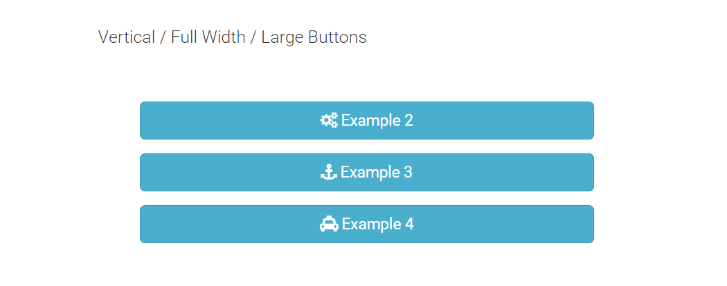 Vertical Call to Action Buttons