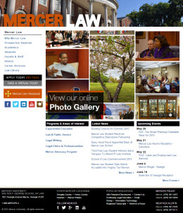 Mercer University Walter F. George School of Law home page