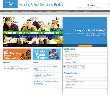 Penn State - Housing and Food Berks Screenshot - 380x328 - 11