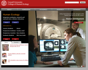 Cornell University College of Human Ecology Web page