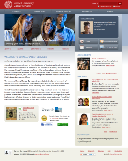 Cornell University Career Services Home Page