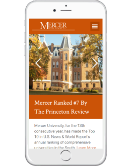 Mercer Mobile Homepage