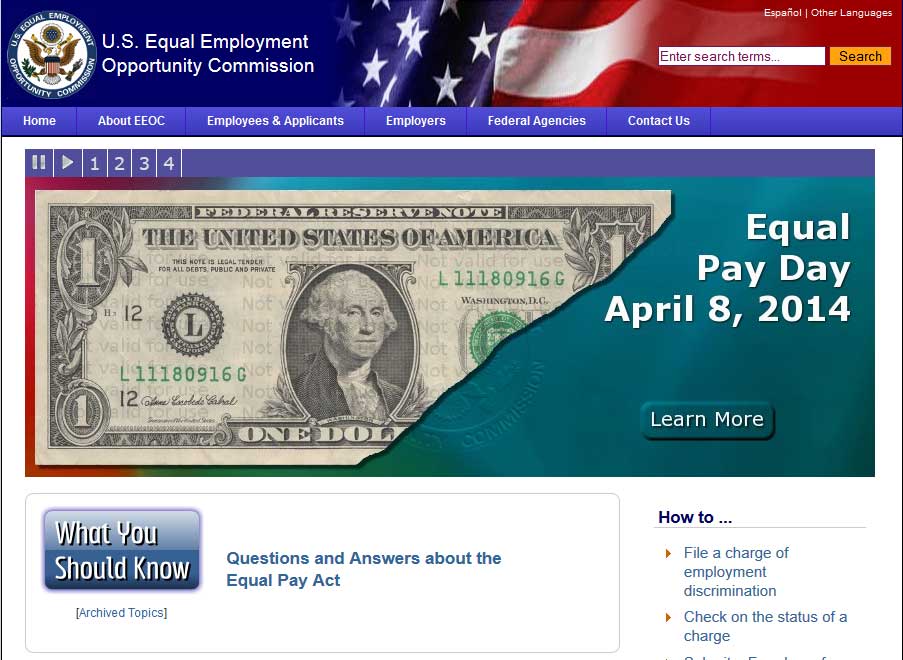 us-equal-employment-opportunity-commission-website-page-1