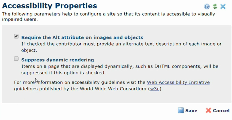 Accessibility Properties